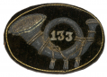 133rd INFANTRY OFFICER’S HAT BADGE