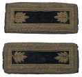 CIVIL WAR “EXTRA RICH, THREE ROW” MAJOR OF STAFF SHOULDER STRAPS