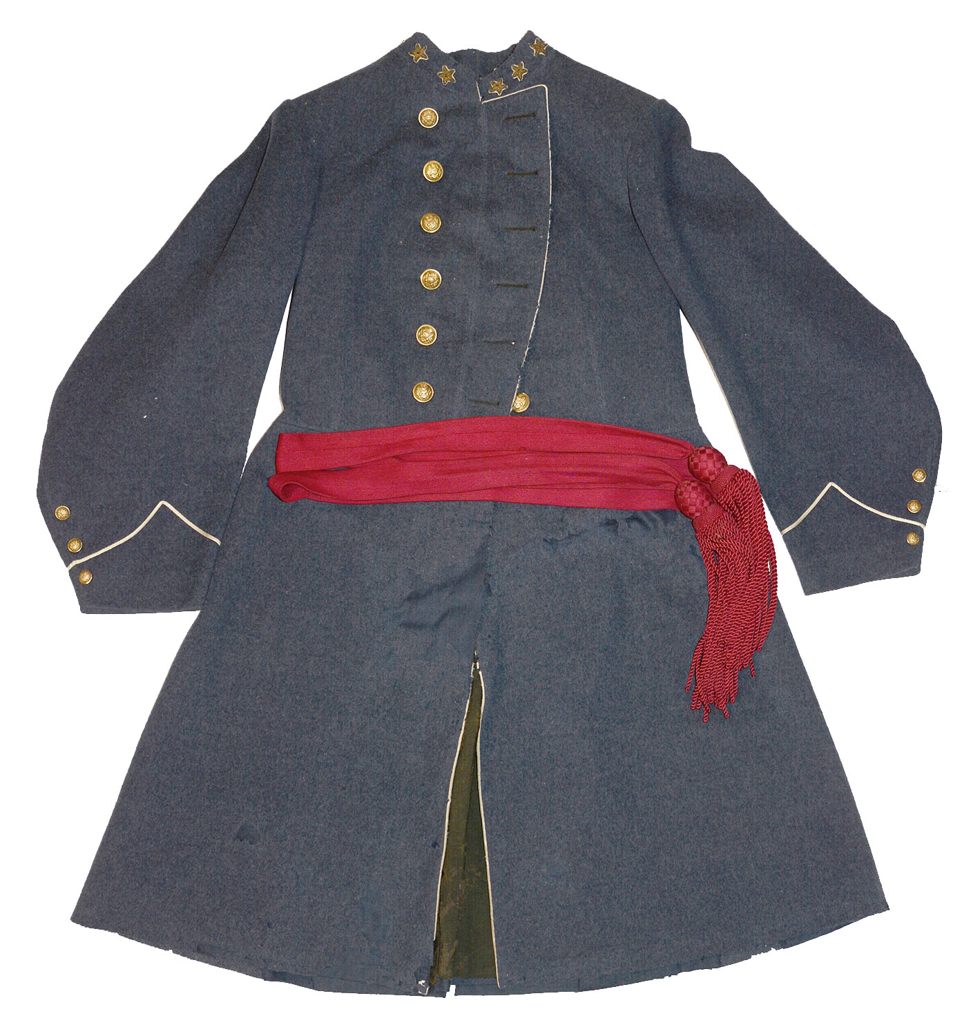 THE FROCK COAT AND SASH OF COLONEL WILLIAM McCOMB, 14TH TENNESSEE INFANTRY – WIA SHARPSBURG & CHANCELLORSVILLE