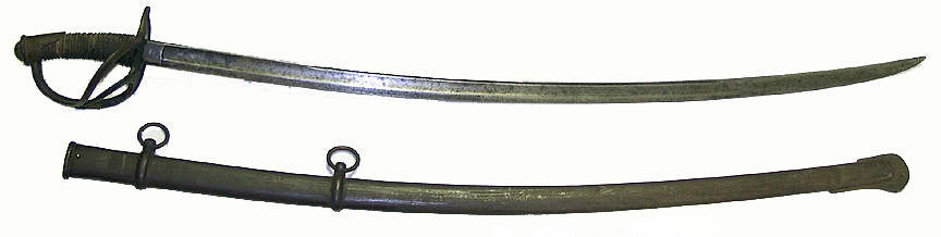 FEDERAL MODEL 1860 LIGHT CAVALRY SABER FOUND ON EAST CAVALRY FIELD, GETTYSBURG – GEISELMAN COLLECTION