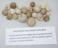 LEAD MUSKET BALLS FROM PORTO BELO