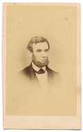 CDV "FIRST PHOTO" OF PRESIDENT LINCOLN