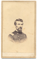 RARE WEST VIRGINIA US CDV – COLONEL WILLIAM CURTIS, 12th WV INFANTRY