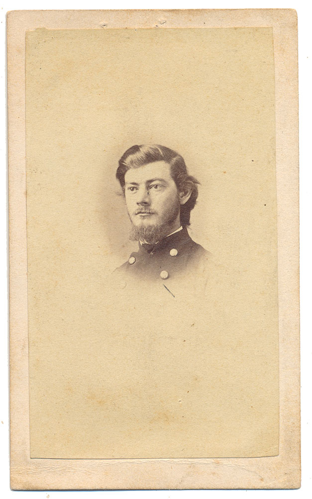 RARE WEST VIRGINIA CDV – COLONEL DANIEL JOHNSON, 14th WV, WOUNDED AT WINCHESTER