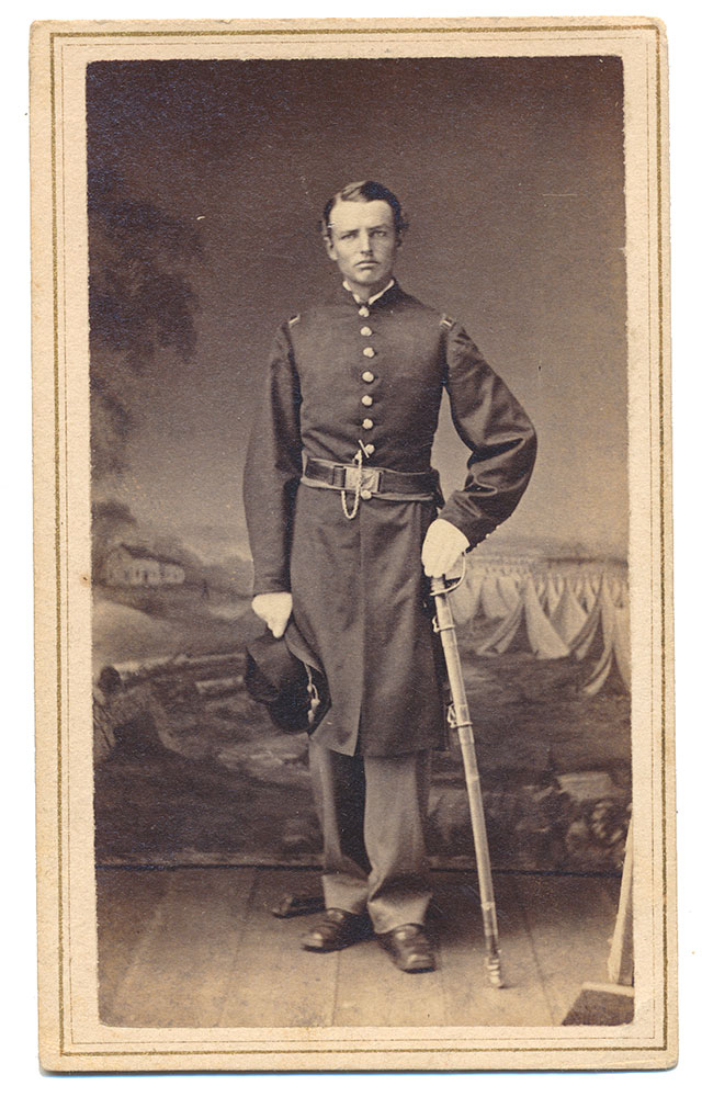 CDV PHOTO OF LIEUTENANT WILLIAM LEWIS, 144TH NEW YORK
