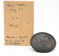 CARTRIDGE BOX BELT PLATE FROM CEDAR MOUNTAIN RECOVERED BY SYD KERKSIS AUGUST 1956