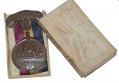 RARE HONRABLE DISCHARGE MEDAL – FRANK CONVERSE, 1st WV VETERAN VOLUNTEERS