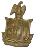NEW YORK STATE “EXCELSIOR” HAT BADGE