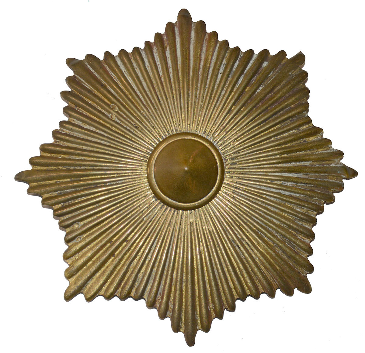 MILITIA SUNBURST HAT PLATE
