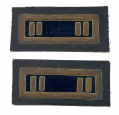 CIVIL WAR EMBROIDERED BULLION INFANTRY CAPTAIN SHOULDER STRAPS