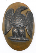 SWORD SHOULDER BELT PLATE WITH DRAGOON STYLE EAGLE
