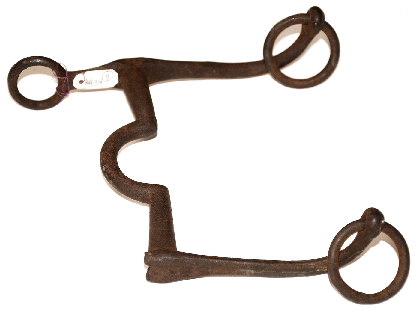 IRON US/CS HORSE BIT (BROKEN) FROM LEE’S HEADQUARTERS MUSEUM COLLECTION