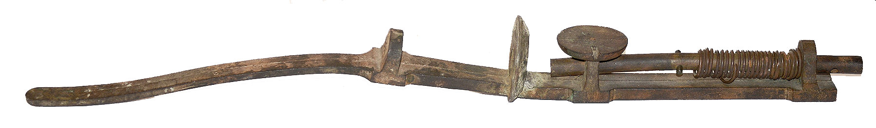 ULTRA-RARE CONFEDERATE SINGER-FRETWELL TORPEDO FUZE INVENTED BY THE SINGER SEWING MACHINE FAMILY AND USED AT THE BATTLE OF MOBILE BAY