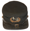 IDENTIFIED CIVIL WAR NAVAL OFFICER'S CAP