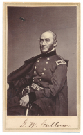 CDV PHOTO OF GENERAL GEORGE WASHINGTON CULLUM