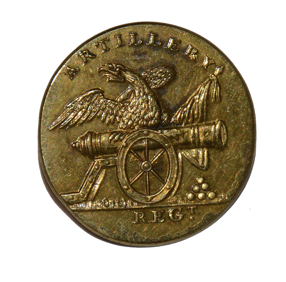 NON-DUG EARLY FEDERAL ARTILLERY BUTTON