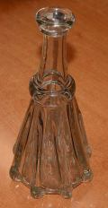 C1840-1870 QUART SIZE PILLAR MOLDED BAR BOTTLE