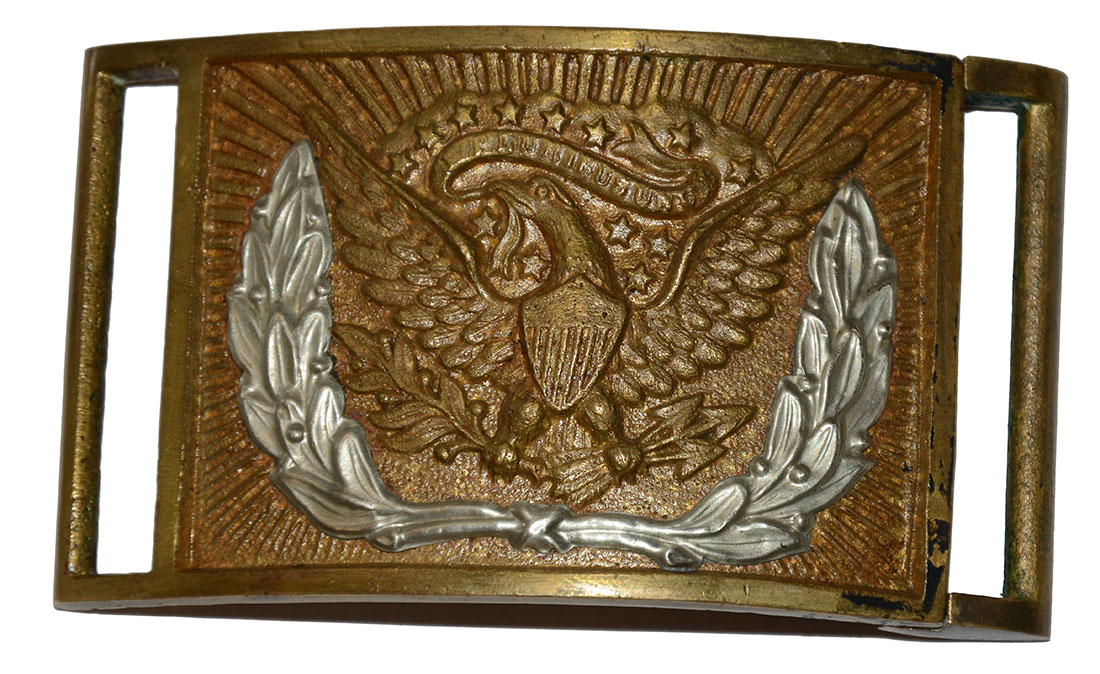 MODEL 1851 NCO SWORD BELT PLATE WITH MATCHING KEEPER