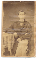 CDV PHOTOGRAPH – WILLIAM STROM, 3rd PA HEAVY ARTILLERY