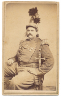 CDV OF BARNUM’S GIANT – COLONEL ROUTH GOSHEN