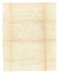 AUGUST, 1862 LETTER FROM JOHN H. CREWELL, 34th NEW YORK;  DIED OF DISEASE 2 WEEKS LATER