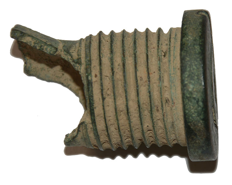 BRASS FUSE FROM SCHENKL ARTILLERY SHELL FROM LEE’S HEADQUARTERS MUSEUM COLLECTION