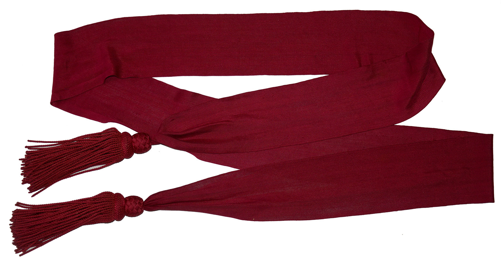 MINTY ORIGINAL CIVIL WAR OFFICER’S MAROON SASH