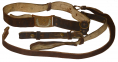 COMPLETE CIVIL WAR BUFF LEATHER CAVALRY SABER BELT IN VERY GOOD CONDITION