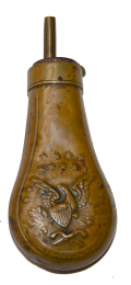 “EAGLE” POWDER FLASK FOR REVOLVERS