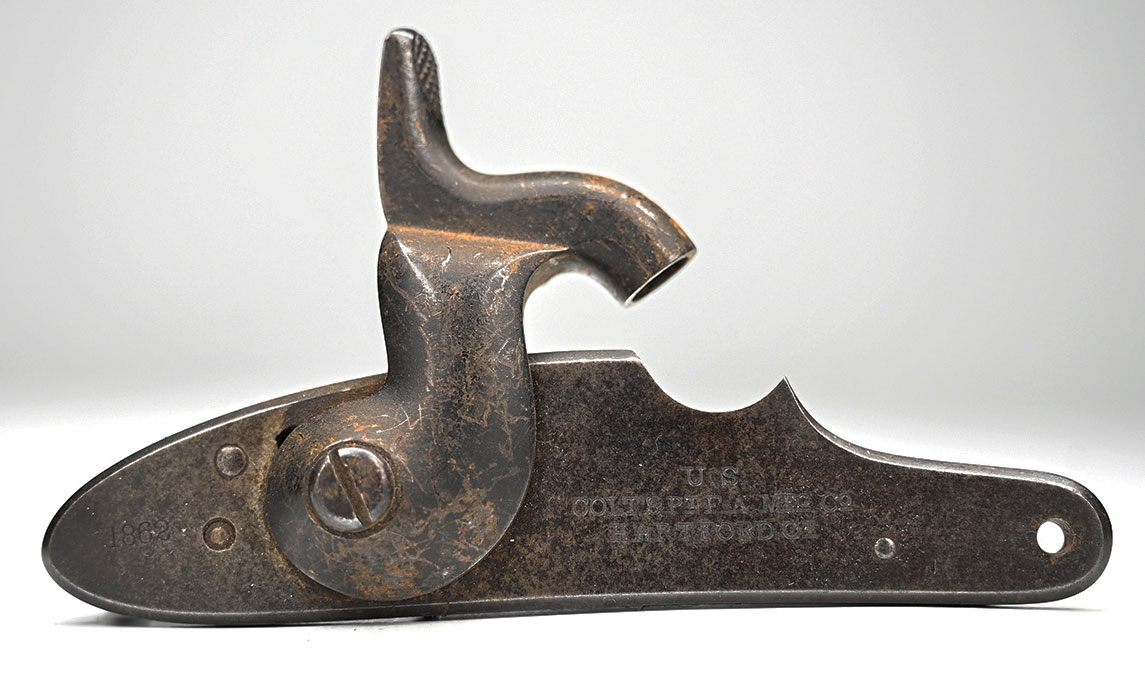1862 DATED COLT SPECIAL MODEL RIFLE MUSKET LOCK