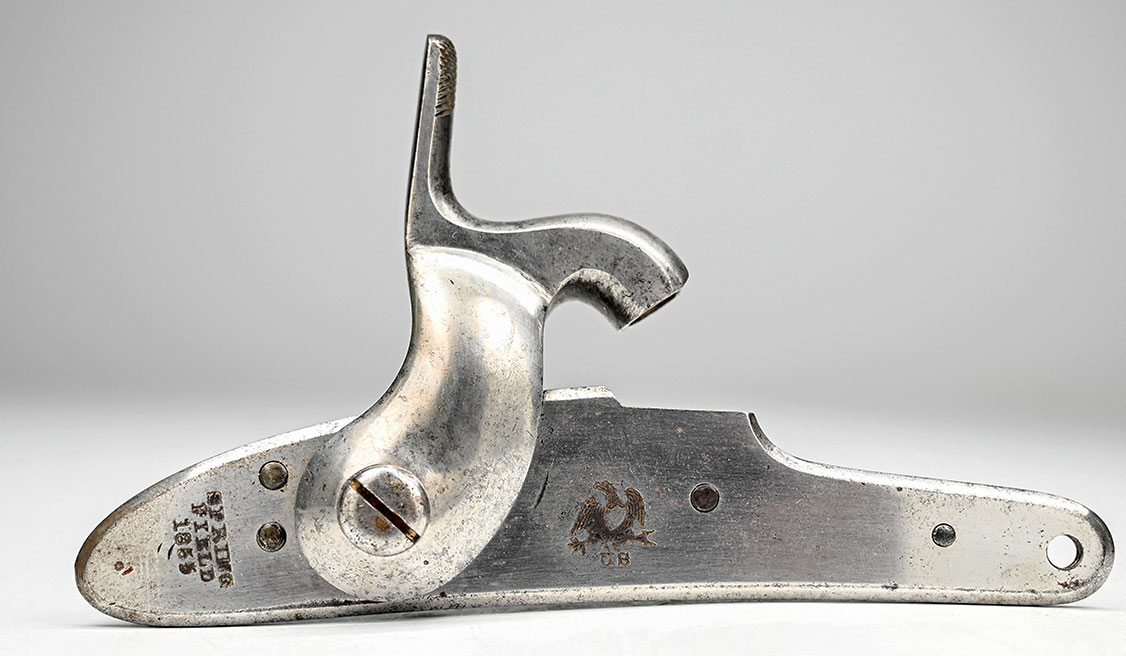 1855 DATED SPRINGFIELD MODEL 1842 MUSKET LOCK