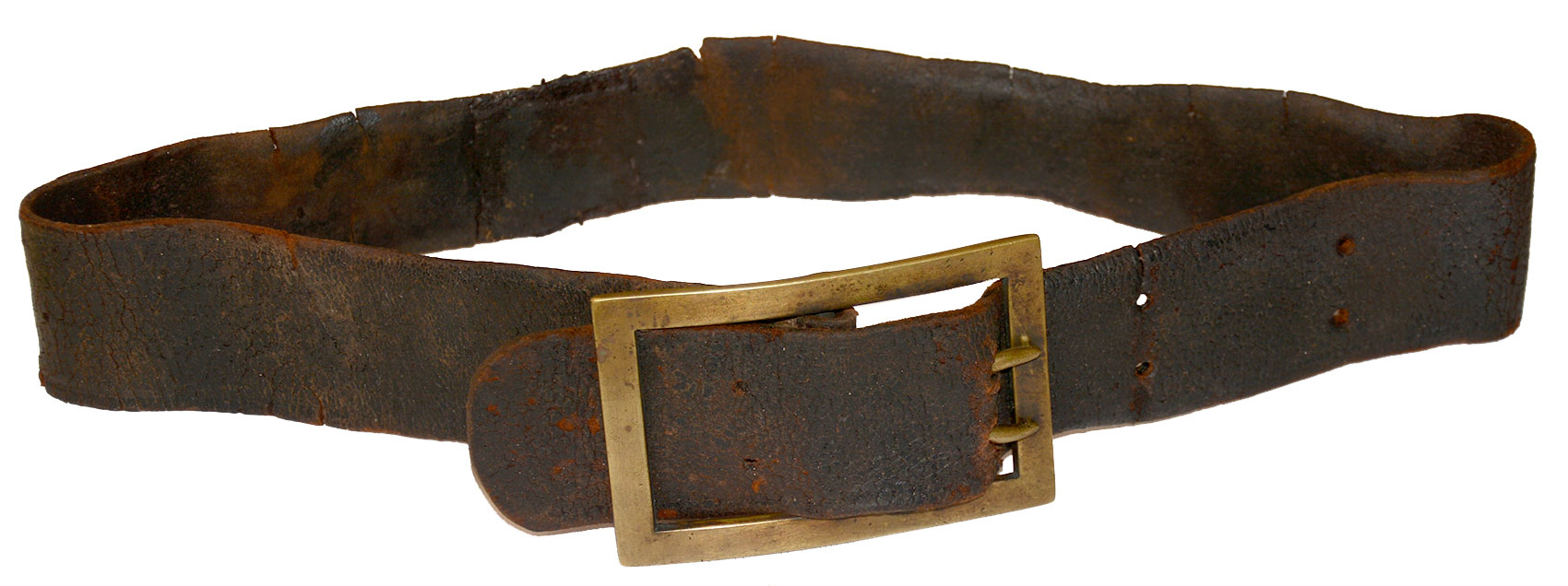 RARE WHEN ON LEATHER (COMMON) CONFEDERATE 