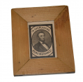 SMALL FRAMED MEMORIAL IMAGE OF LINCOLN