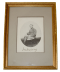 FRAMED SIGNATURE – JOHN SINGLETON MOSBY