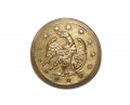 NON-DUG EARLY FEDERAL NAVY COAT BUTTON