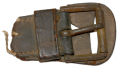 BATTLEFIELD PICK-UP ROLLER BUCKLE PORTION OF ARTILLERYMAN’S WAIST BELT FROM SHIELDS’ MUSEUM