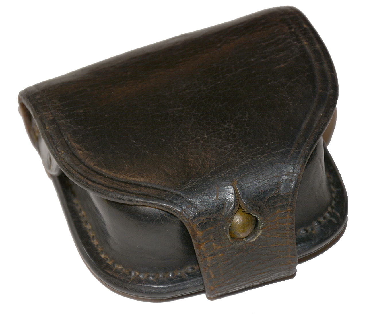 MAKER-MARKED (HAEDRICH) CIVIL WAR PERCUSSION CAP POUCH