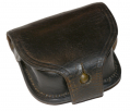 MAKER-MARKED (HAEDRICH) CIVIL WAR PERCUSSION CAP POUCH
