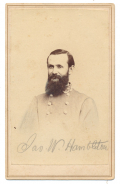 CDV PHOTO – J. W. HAMBLETON, MAJOR, 15th TENNESSEE 
