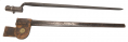 .45-70 TRAPDOOR BAYONET & SCABBARD WITH “N.G.P.” DISK