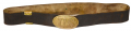 VERY NICE US PATTERN 1839 BELT PLATE WITH BUFF BELT