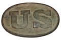 RELIC U.S. PATTERN 1839 CARTRIDGE BOX PLATE FROM GREG COCO COLLECTION