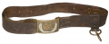 VERY NICE US PATTERN 1839 BELT PLATE WITH BUFF BELT