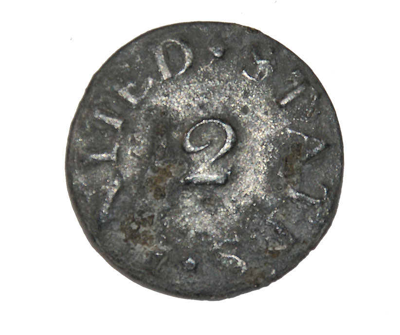 CIRCA 1798-1808 2ND US INFANTRY COAT BUTTON 