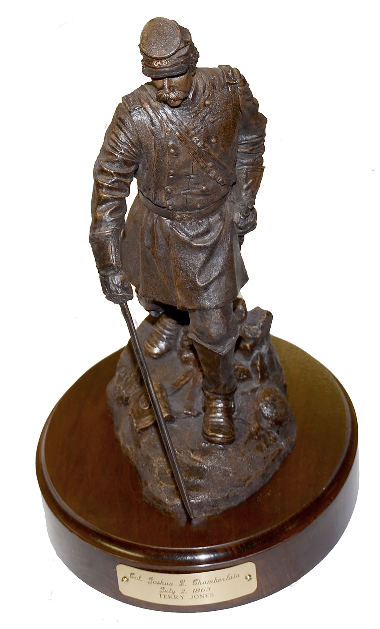 COL. JOSHUA L. CHAMBERLAIN SCULPURE BY TERRY JONES