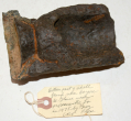 ARTILLERY SHELL FRAGMENT FROM RED RIVER CAMPAIGN -- GREG COCO COLLECTION
