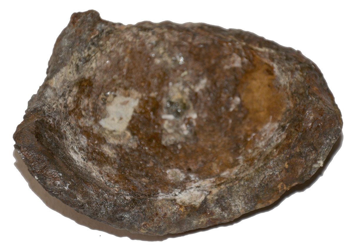 ARTILLERY CANNON BALL FRAGMENT FROM FT. DERUSSY -- GREG COCO COLLECTION