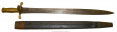 RARE AMES MODEL 1847 SAPPERS & MINERS ARTILLERY MUSKETOON SWORD BAYONET-DATED 1847