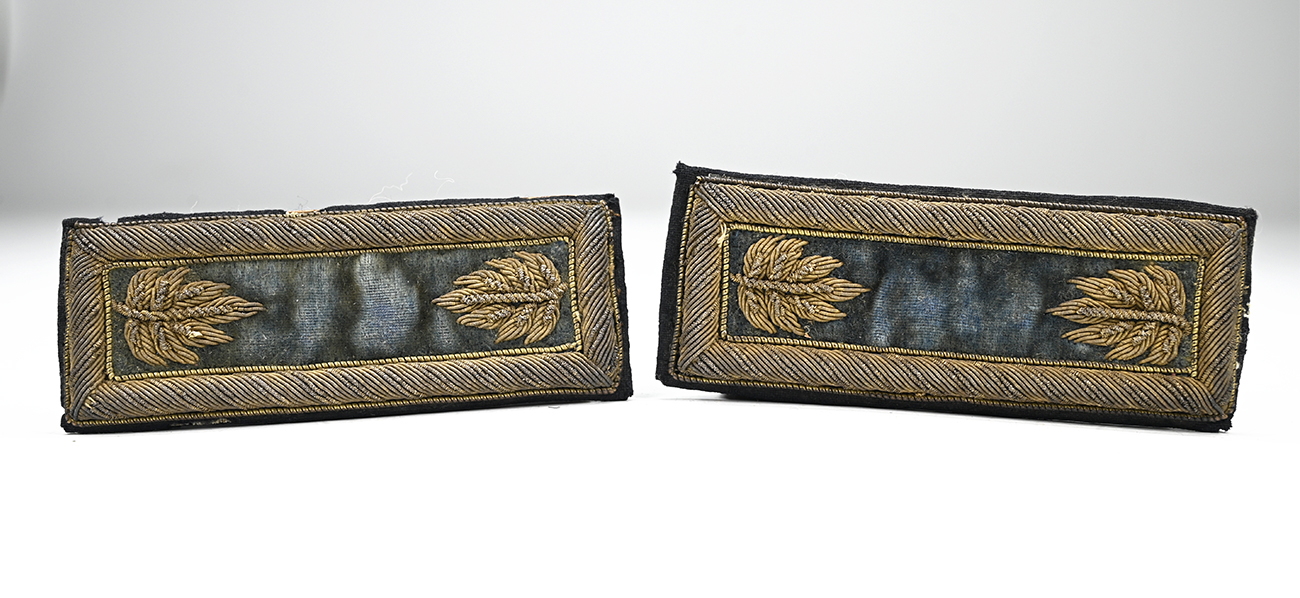 CIVIL WAR MAJOR OF INFANTRY SHOULDER STRAPS
