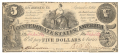 T-36 1861 CONFEDERATE STATES OF AMERICA $5 NOTE